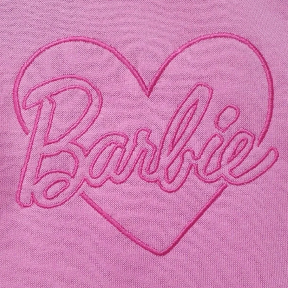 SOLD!! NIB Barbie Pink Quarter Zip Long Sleeve Sweatshirt in Mattel Gift Box - Picture 6 of 16